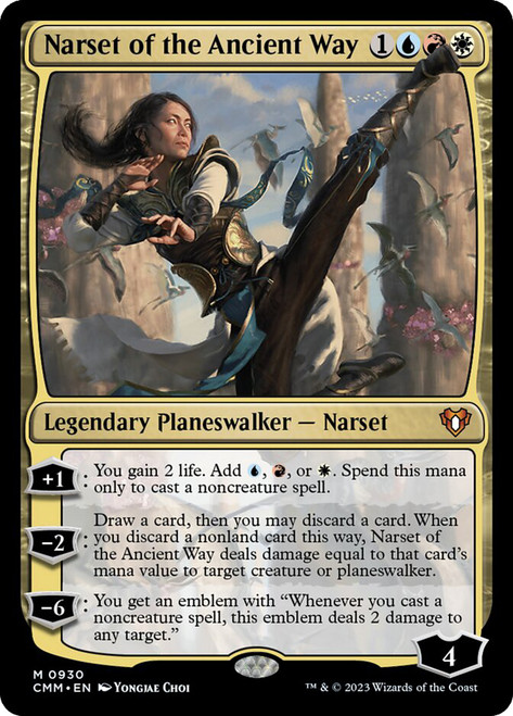 Narset of the Ancient Way\nCommander Masters\nSingle\nMagic The Gathering