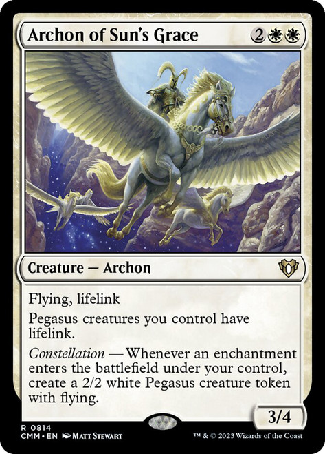Archon of Sun's Grace\nCommander Masters\nSingle\nMagic The Gathering