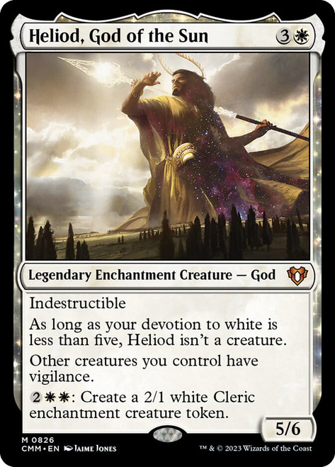 Heliod, God of the Sun\nCommander Masters\nSingle\nMagic The Gathering