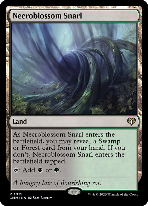 Necroblossom Snarl\nCommander Masters\nSingle\nMagic The Gathering
