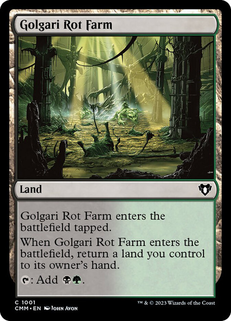 Golgari Rot Farm\nCommander Masters\nSingle\nMagic The Gathering