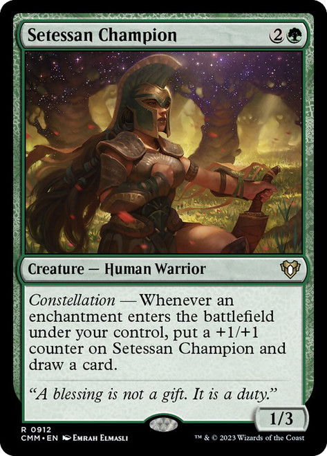 Setessan Champion\nCommander Masters\nSingle\nMagic The Gathering