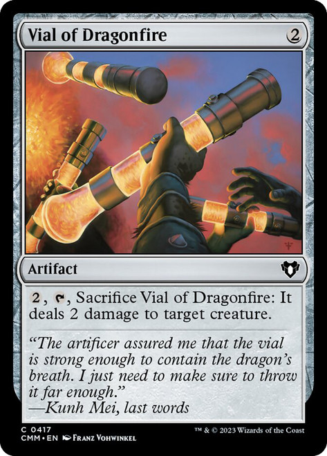 Vial of Dragonfire\nCommander Masters\nSingle\nMagic The Gathering