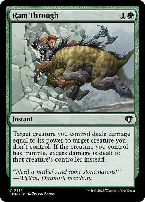 Ram Through\nCommander Masters\nSingle\nMagic The Gathering