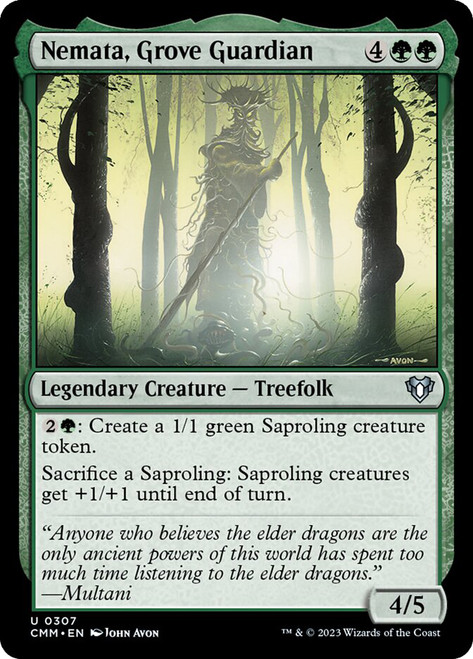 Nemata, Grove Guardian\nCommander Masters\nSingle\nMagic The Gathering