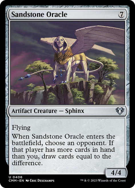Sandstone Oracle\nCommander Masters\nSingle\nMagic The Gathering