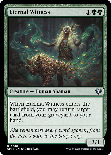 Eternal Witness\nCommander Masters\nSingle\nMagic The Gathering