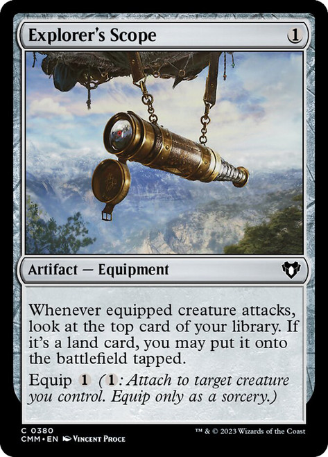 Explorer's Scope\nCommander Masters\nSingle\nMagic The Gathering