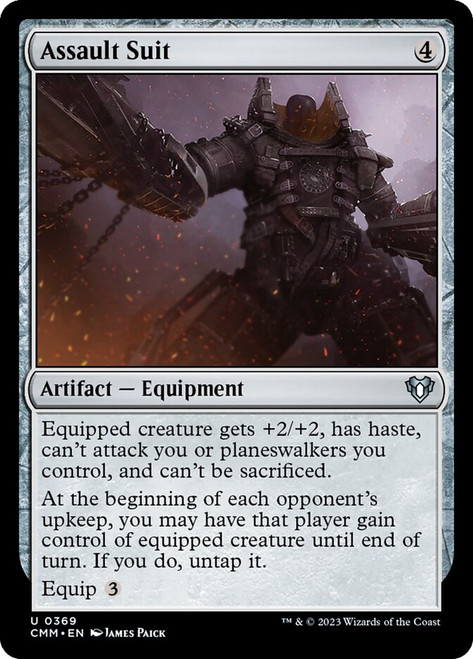 Assault Suit\nCommander Masters\nSingle\nMagic The Gathering