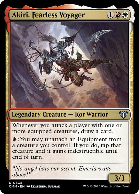 Akiri, Fearless Voyager\nCommander Masters\nSingle\nMagic The Gathering