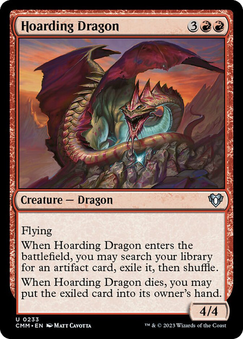 Hoarding Dragon\nCommander Masters\nSingle\nMagic The Gathering