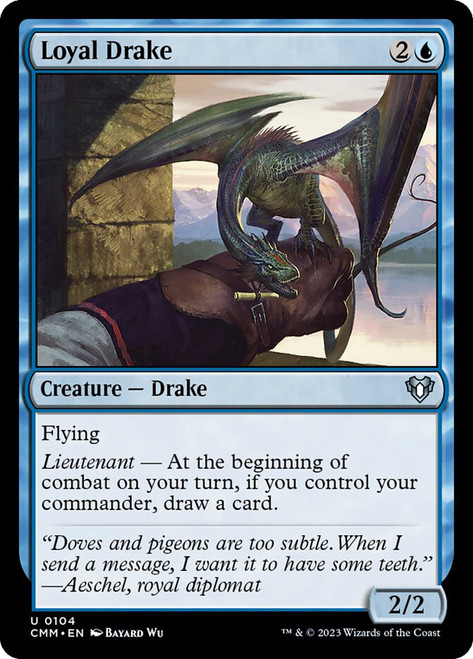 Loyal Drake\nCommander Masters\nSingle\nMagic The Gathering