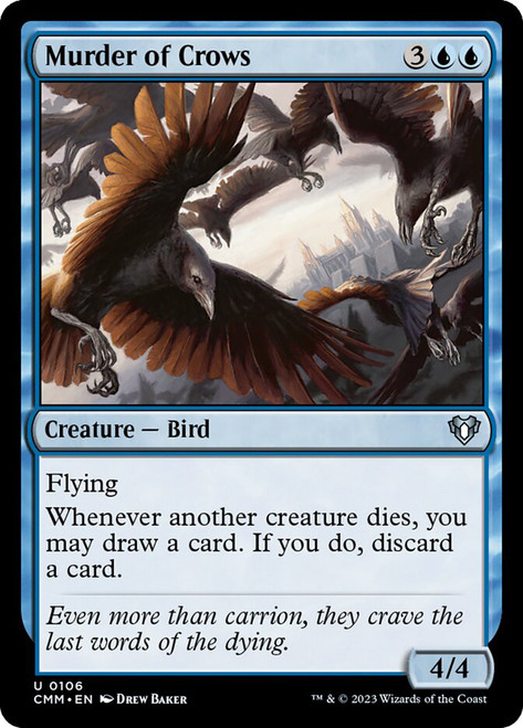 Murder of Crows\nCommander Masters\nSingle\nMagic The Gathering