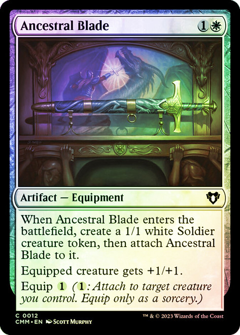 Ancestral Blade\nCommander Masters\nSingle\nMagic The Gathering