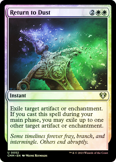 Return to Dust\nCommander Masters\nSingle\nMagic The Gathering