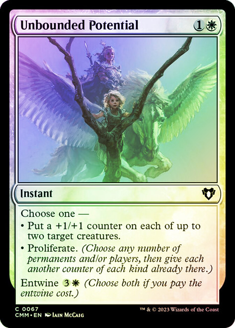 Unbounded Potential\nCommander Masters\nSingle\nMagic The Gathering