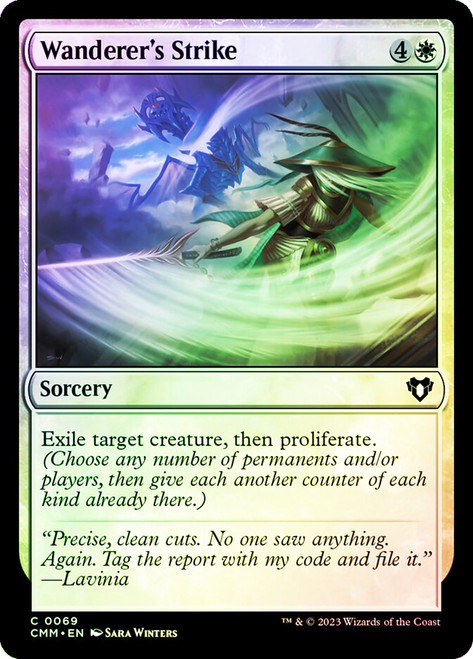 Wanderer's Strike\nCommander Masters\nSingle\nMagic The Gathering