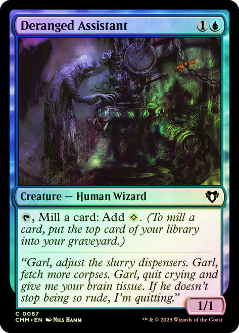 Deranged Assistant\nCommander Masters\nSingle\nMagic The Gathering