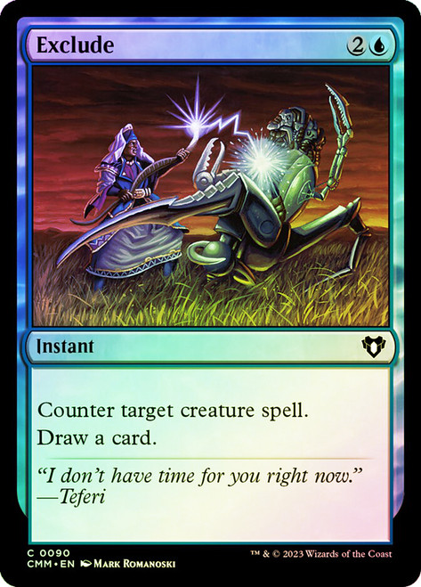 Exclude\nCommander Masters\nSingle\nMagic The Gathering