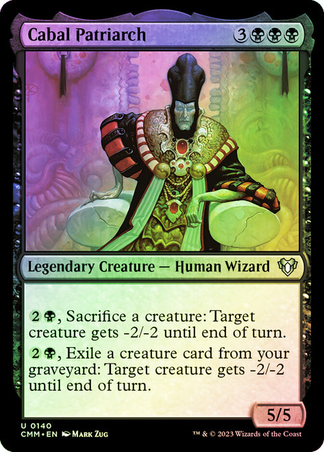 Cabal Patriarch\nCommander Masters\nSingle\nMagic The Gathering
