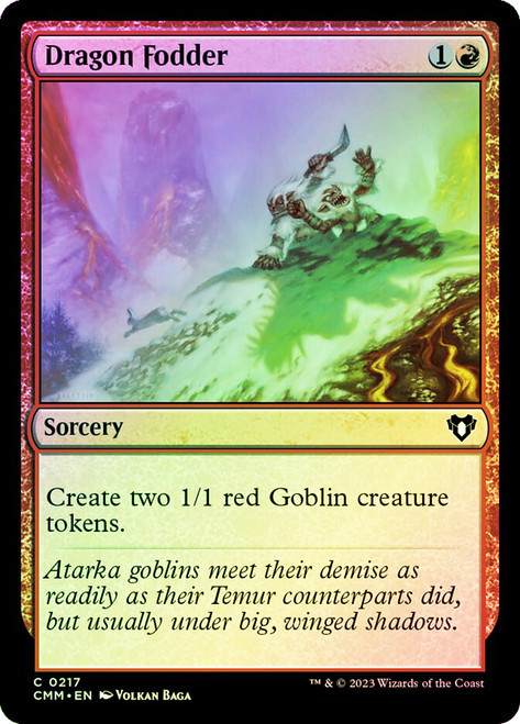 Dragon Fodder\nCommander Masters\nSingle\nMagic The Gathering