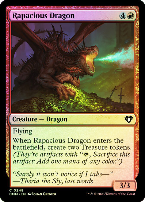 Rapacious Dragon\nCommander Masters\nSingle\nMagic The Gathering