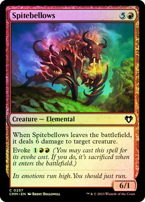 Spitebellows\nCommander Masters\nSingle\nMagic The Gathering