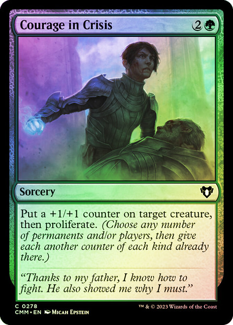 Courage in Crisis\nCommander Masters\nSingle\nMagic The Gathering