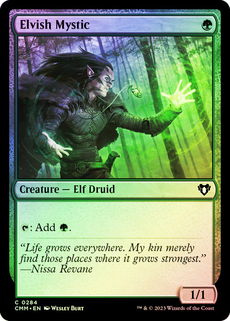 Elvish Mystic\nCommander Masters\nSingle\nMagic The Gathering