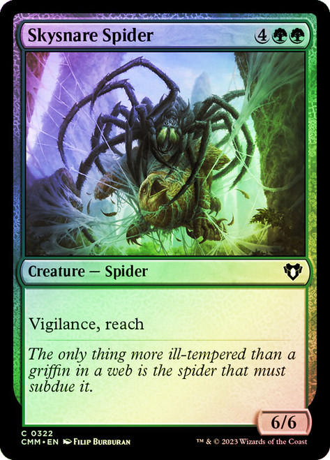 Skysnare Spider\nCommander Masters\nSingle\nMagic The Gathering