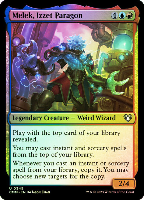 Melek, Izzet Paragon\nCommander Masters\nSingle\nMagic The Gathering