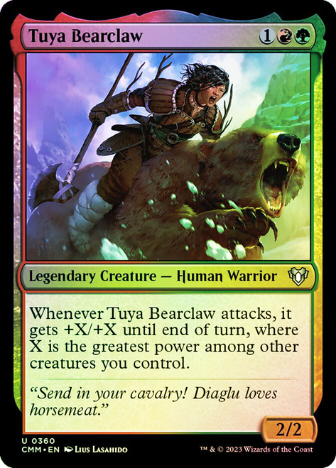 Tuya Bearclaw\nCommander Masters\nSingle\nMagic The Gathering