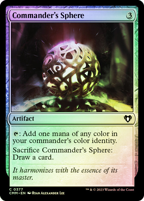 Commander's Sphere\nCommander Masters\nSingle\nMagic The Gathering