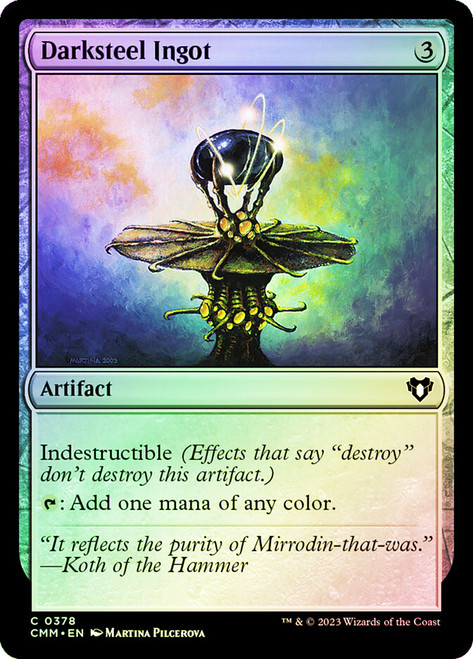 Darksteel Ingot\nCommander Masters\nSingle\nMagic The Gathering