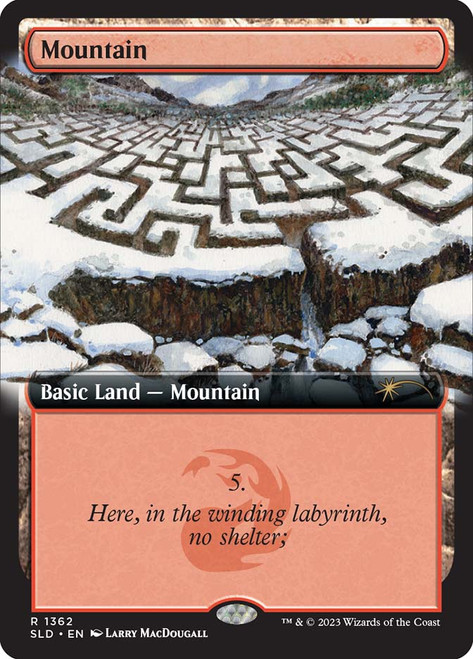 Mountain (Secret Lair) (#1362) (Extended Art) | Promo: General | Star City  Games