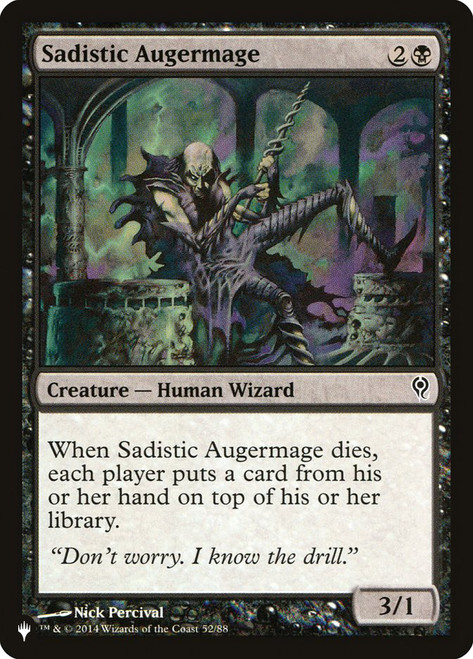 Sadistic Augermage\nMystery Booster / The List\nSingle\nMagic The Gathering