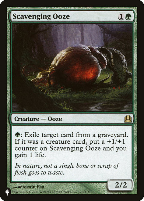 Scavenging Ooze\nMystery Booster / The List\nSingle\nMagic The Gathering