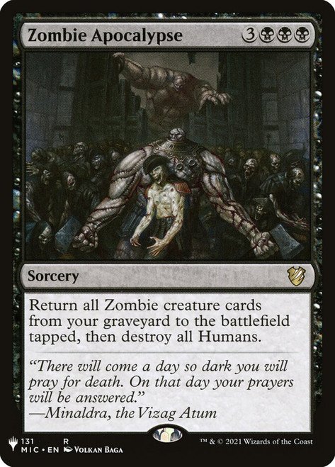 Zombie Apocalypse\nMystery Booster / The List\nSingle\nMagic The Gathering