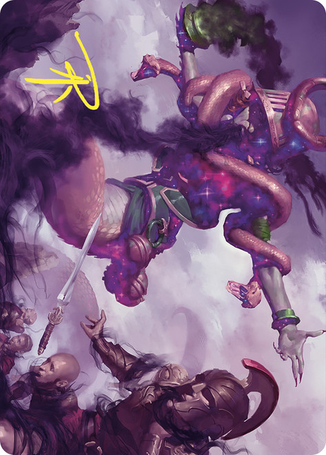 {Extinguish All Hope Art Card} (Signed)\nArt Series: Commander Masters - Variants\nSingle\nMagic The Gathering