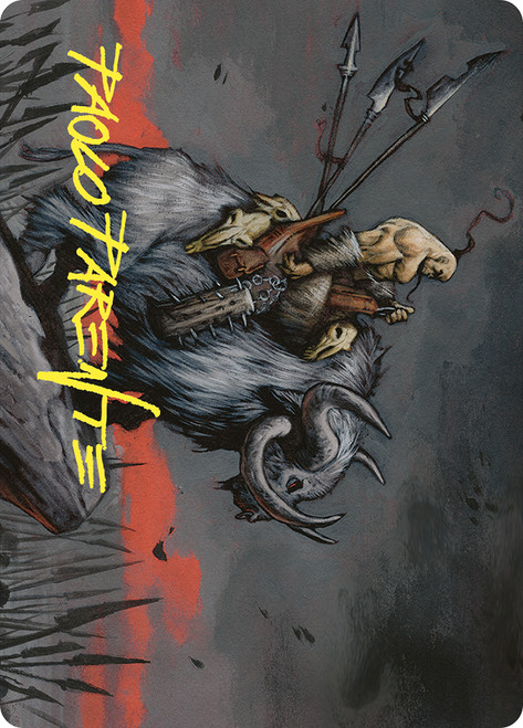 {Godo, Bandit Warlord Art Card} (Signed)\nArt Series: Commander Masters - Variants\nSingle\nMagic The Gathering