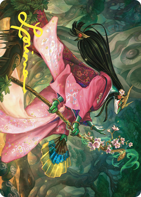 {Sakiko, Mother of Summer Art Card} (Signed)\nArt Series: Commander Masters - Variants\nSingle\nMagic The Gathering