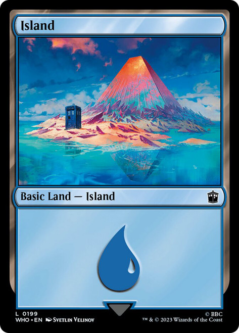 Island (#199)\nDoctor Who Commander\nSingle\nMagic The Gathering