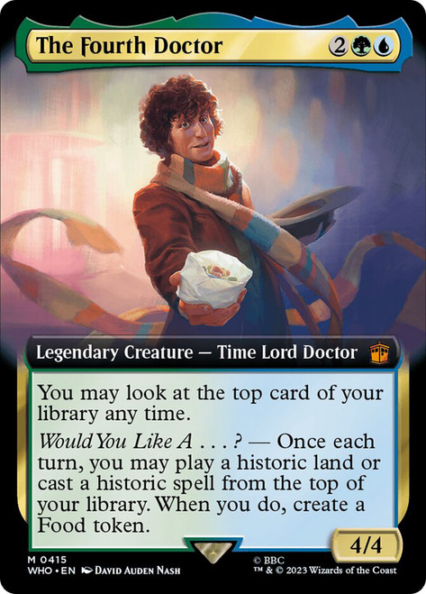 The Fourth Doctor (Extended Art)\nDoctor Who Commander - Variants\nSingle\nMagic The Gathering