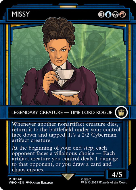Missy (Showcase)\nDoctor Who Commander - Variants\nSingle\nMagic The Gathering
