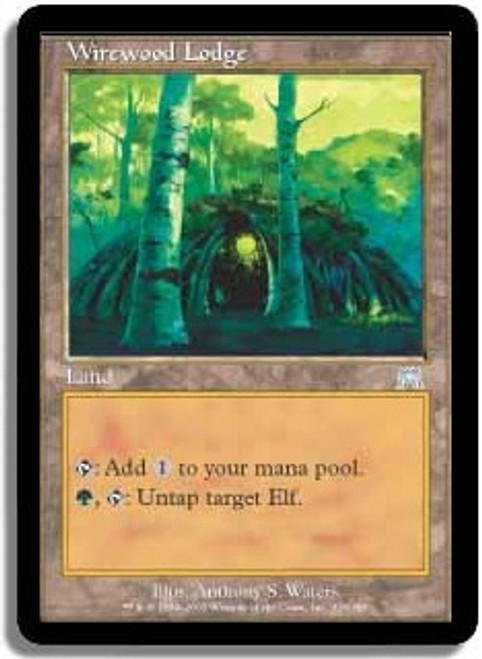 Magic The Gathering MTG - ONSLAUGHT 2002 ONS - #329 Wirewood Lodge