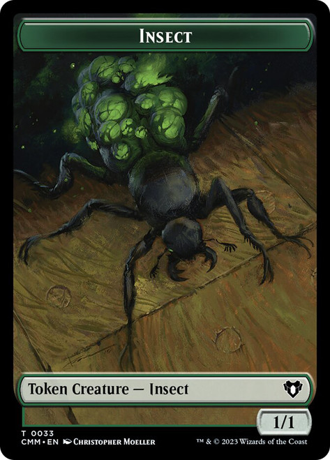 {Insect Token} // {Thopter Token}\nCommander Masters\nSingle\nMagic The Gathering