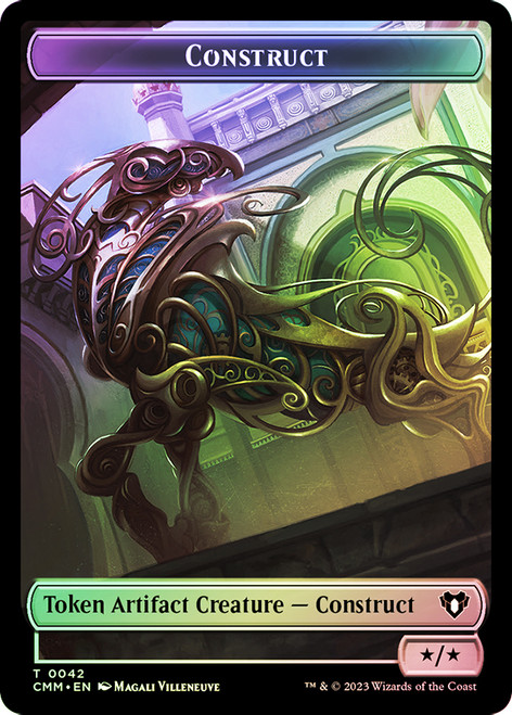 Construct Token} // {Treasure Token} | Commander Masters | Star