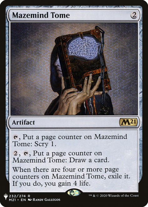 Mazemind Tome\nPlaneswalker Symbol Reprints\nSingle\nMagic The Gathering