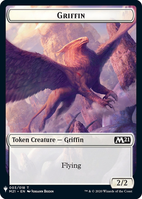 {Griffin Token} // {Warrior Token}\nPlaneswalker Symbol Reprints\nSingle\nMagic The Gathering