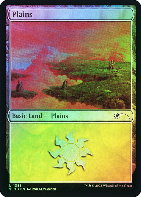 Plains (Secret Lair) (#1351)\nPromo: General\nSingle\nMagic The Gathering